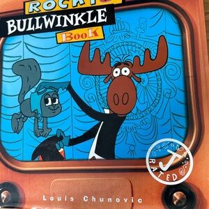 Rocky and Bullwinkle Book - Blue Kids Storybook..